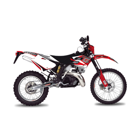 Blackbird Dream 3 Complete Decal Kit with Seat Cover Red-Black - Gas Gas EC 250 2002-2006