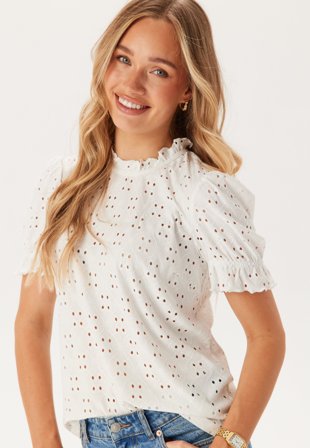 VILA-Vikawa S/S Flounce Top-XXL