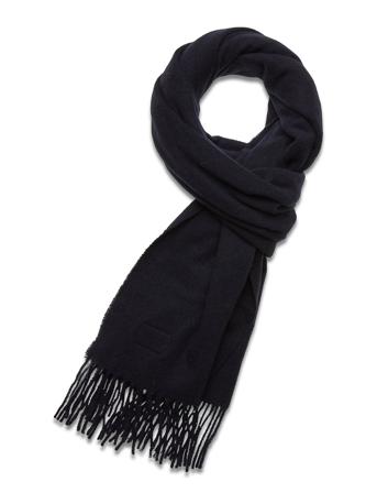 Massachussets Recycled Wool Blend Scarf Blue Lexington Clothing