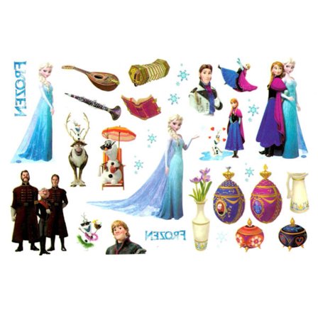Frozen midlertidige tatoveringer – 16 stk til børn