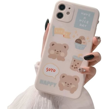 Kompatibel med iPhone 11 Etui med søt tegneseriefigur