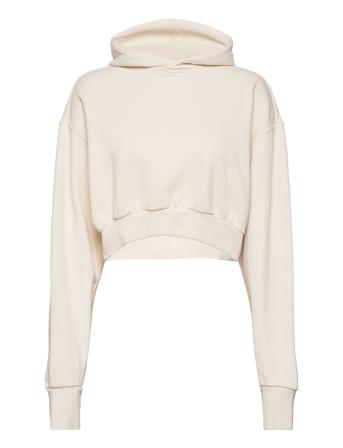 Cl Rbk Nd Crop Hoodie Hoodie Creme Reebok Classics