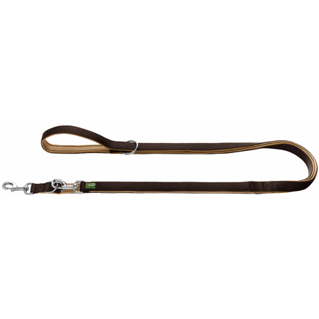 HUNTER T-Leash Neoprene 20/200 Brown/Caramel