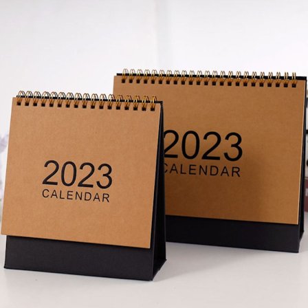 2023 Simple Desktop Paper enkel kalenderschemaläggare