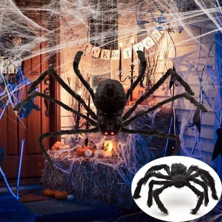 Halloween Plysch Spider Skräck Prpos Toy Simulation Decor