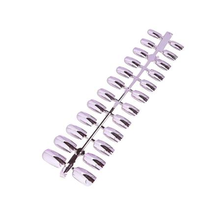 Lange trykk negler Ballerina Falske negler Glitter Glans Full Dekning Abs Nail Stickers For Nail Art Kvinner Jenter Shape12 shape12