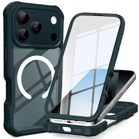 iPhone 17 Pro Max telefoncover, stødsikkert cover, mørkeblå