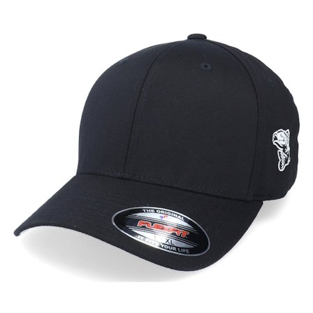 Skillfish - Perch Fishing Side Logo Black Flexfit Flexfit Black Cap - @ Hatstore