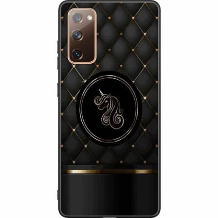 Samsung Galaxy S20 Fe Svart Skal Luxury Unicorn