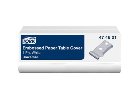 TORK Bordsduk Damast vit 50m, 120cm - Lyreco - Kök och servering - Servetter och dukar - Dukrullar