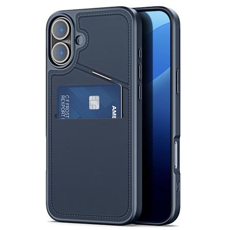 DUX DUCIS iPhone 16 Plus Rafi II Series Suojakuori jossa on Korttipidike - Sininen Blue