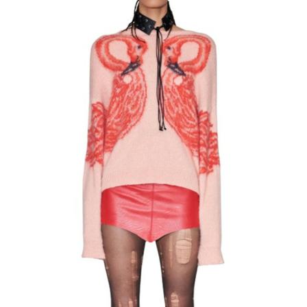 Aniye By Aniye By -Pull - Flamingo - Pink MIINTO-80156018246c9144f9bd Pink, Dame Striktrøjer, Størrelse: S