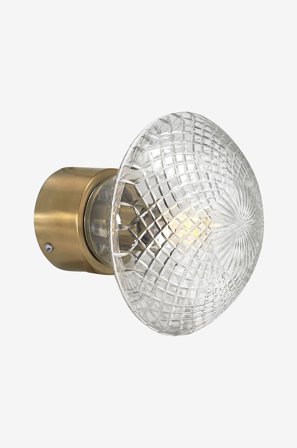 PR Home - Vegglampe Juliette 16 cm - Transparent - Vegglamper - Fra Homeroom