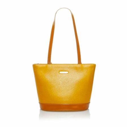 Burberry Vintage, Tote Bags Geel, Dames, Maat:ONE Size