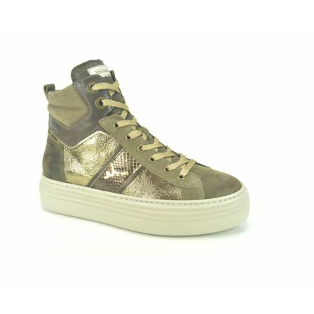Nerogiardini, Sneakers Groen, Dames, Maat:38 EU