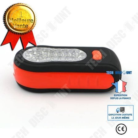 TD multifunktionell ficklampa-bärbar 33 LED-facklalampa campinglykta