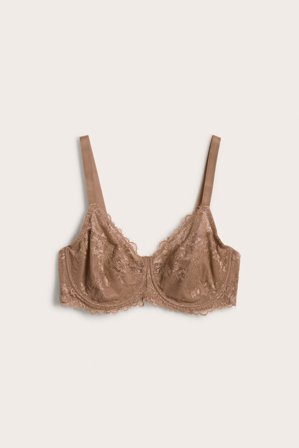 Kappahl | Uvattert bøyle-BH i blonder | Beige