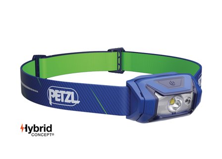 Petzl TIKKA CORE Hodelykt 450 lumen Blå, Belysning