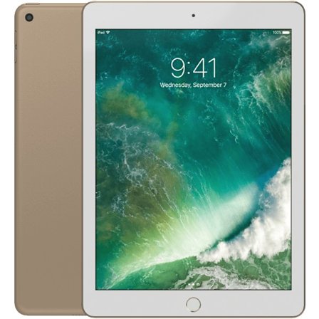 iPad 9,7 5:e gen (2017) Gold 32 GB WIFI Klass A Nytt batteri (refurbished)