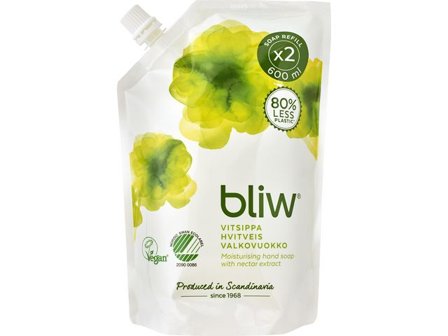 BLIW Tvål Vitsippa refill 600ml - Lyreco - Städ och hygien - Tvål och hygien - Tvål - Flytande
