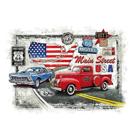 Bil Gør-det-selv 5d Fuld Drill Diamantmaleri Broderi Til Korssting Kit Til Rhinesto