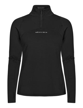 Insulate Thermo Half Zip Sport Sport Clothing Sport Fleeces & Midlayers Black Röhnisch