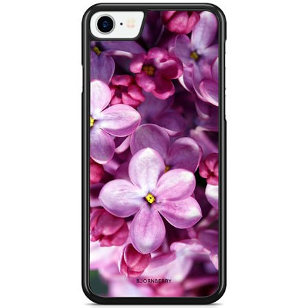 Bjornberry Skal iPhone 8/SE (2020/2022) - Lila Vårblommor