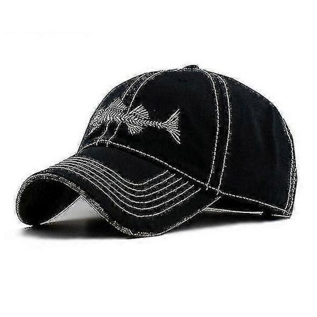 Ny Fishbone Logo Herre Utendørs Casual Baseballcaps