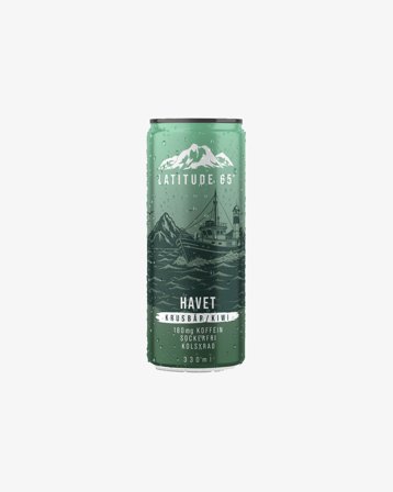 Latitude 65 Energidryck - 330 ml - Havet - Krusbär/Kiwi - Energidryck, Kosttillskott, Drycker, Energidryck