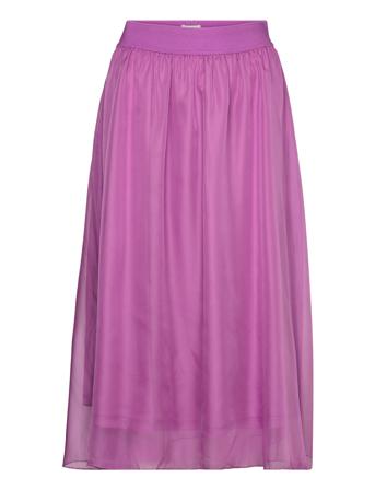 Coralsz Skirt Knälång Kjol Pink Saint Tropez