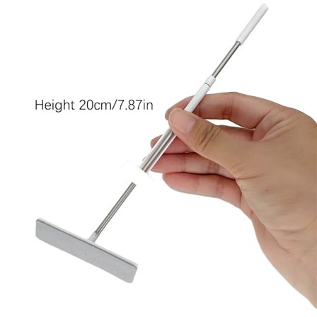 1:6 1:12 Dukkehus Miniatyrmopp søppeldunk Støvbrett Bom Clea