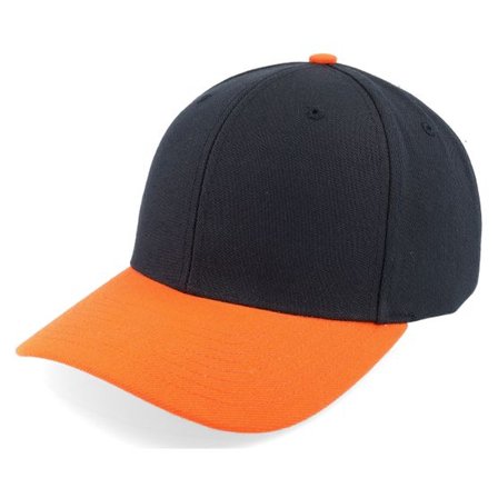 Richardson - Svart adjustable Keps - 514 Combination Black/Orange Adjustable @ Hatstore