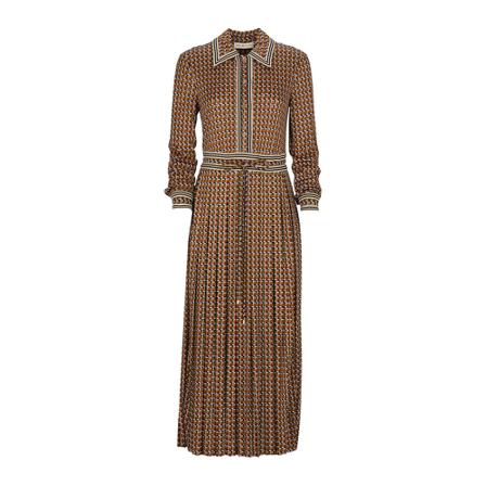 Tory Burch, Maxi Dresses Bruin, Dames, Maat:S