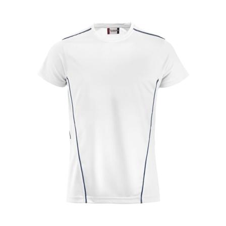 Clique Unisex Vuxen Ice Sport T-shirt M Vit/navy
