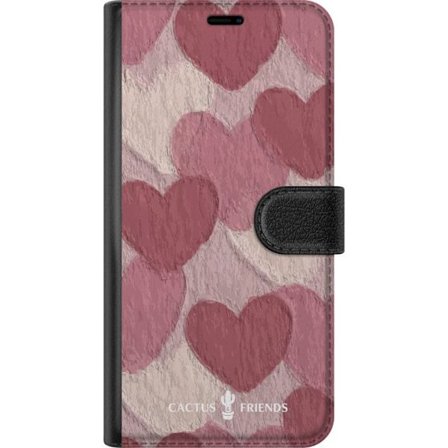 Kompatibelt Lommeboketui til Asus Asus Zenfone 10 Cactus and Friends - Blush Paper Hearts