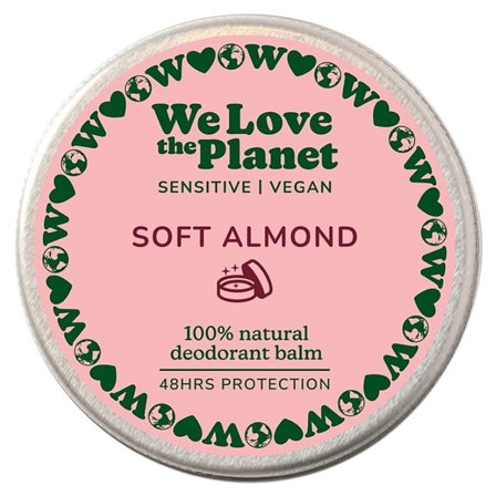 We Love The Planet Deodorant Balm Soft Almond Sensitive 35 g, Parfumer & Dufte, Til Hende, Deodorant