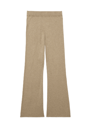 Å WOMAN Finstickade byxor BIANCA Brun S