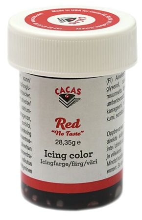 CACAS Pastafarge Tulip Rød 28,35g