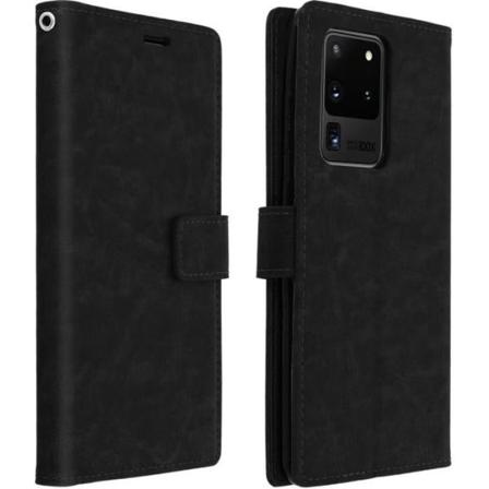 Etui til Samsung Galaxy S20 Ultra Kortholder Video Support Funktion Vintage Sort