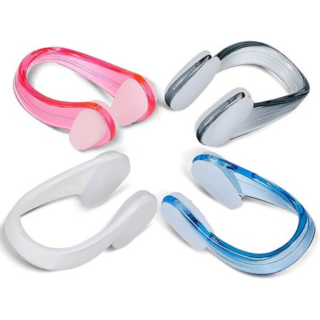 4 st simning öronproppar och näsklämma set återanvändbara vattentäta öron- och nässkydd