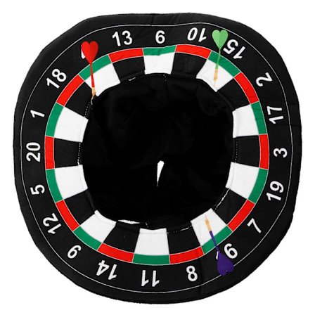 Sport Darttavla Hatt Sport Huvudbonad Party Cosplay Hatt Huvdräkt Hatt Sport Nyhet Hatt Huv