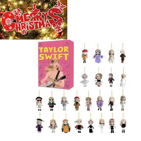 Julekalender Gavepynt Vedhæng Overraskelsesgave til Taylor-A