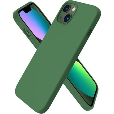 iPhone 13 Cover, Flydende Silikone Cover til 6,1 Tommer iPhone 13, Ultratyndt Cover, Fuld Dækning Stødsikkert Beskyttende Blødt Cover