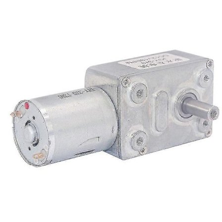 DC 12V Låghastighetsväxelmotor 06rpm Högt Vridmoment Turbo Mask Elektrisk Växlad DC-motor JGY370 80x32x21mm