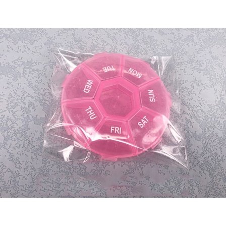 IC Stor Ukentlig Pilleboks - (3-pakning) Daglig Pilleboks