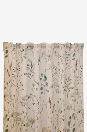 Redlunds - Field multilängder - Grön - Gardiner - 140X250 - Från Homeroom