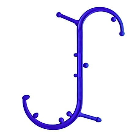 Triggerpunkts Självmassage Stick Krok Nacke Axel Rygg Massage Handhållen Multifunktionell Kroppspunkt Muskelmassage Käpp Massage