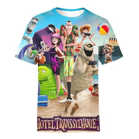 Hotel Transylvania Kids Boys Lyhythihainen T-paita Summer Casual T-paidat style 3 6-7 Years