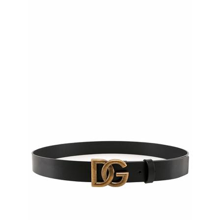 Dolce & Gabbana, Belt Bc 4644Ax 622 Czarny, Mężczyzna, Rozmiar: 90 CM