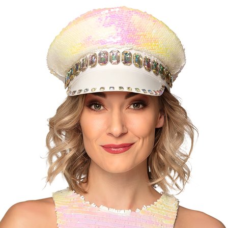 Kasket Iridescent med Sten